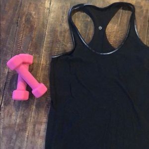 Lululemon black workout tank